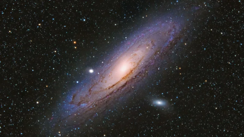 The,Andromeda,Galaxy,(messier,31,,Ngc,224),A,Barred,Spiral